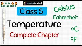 Class 5 Maths Temperature