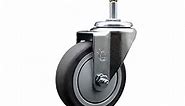 190SBCC24 Carlisle 4 Inch Swivel Caster - Fits Carlisle Models SBCC24000 C2236H03 C2236H14 DL300R03 SBC152103 SBC152123 - Light Duty Replacement - Thermoplastic Rubber Wheel - Service Caster Brand