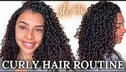 UPDATED NATURAL CURLY HAIR ROUTINE 2022! 3B/3C PRODUCTS for PERFECT HEALTHY HYDRATED DEFINED Curls!
