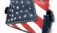 American Flag Rhinestone Women's Concealed Handbags