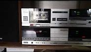 Hitachi AM-FM Stereo Tuner Amplifier HTA-4F and Deck D-E26