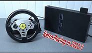 Trustmaster Ferrari Playstation 2 Racing Wheel Fun in 2022 ! 😁