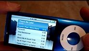 Apple iPod Nano 5th Generation Blue 8 GB 8gb w/ Video Camera