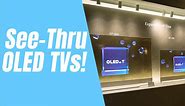 LG's Transparent OLED TVs