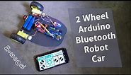 How to Make DIY Arduino Bluetooth control 2WD car with L298N Motor Driver