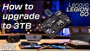 How to UPGRADE your Lenovo Legion Go SSD!