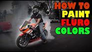 How to custom paint a motorcycle