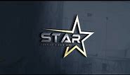 Professional Star Logo Design in Photoshop