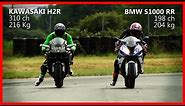 D.A : Kawasaki H2R vs BMW S1000 RR