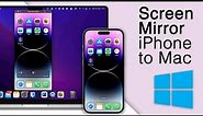 How to Screen Mirror iPhone to Mac! [2 Ways]