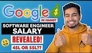 @Google Software Engineer Salary Revealed! 🥵 | CTC Breakdown