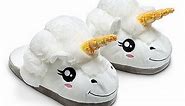Plush Unicorn Slippers for Grown Ups from ThinkGeek