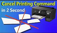How to Cancel Printing Command on Printer | Print Cancel Kaise Kare |