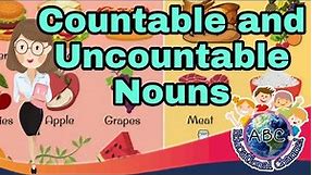 Countable and Uncountable Nouns |English Grammar| Educational Channel|ESL