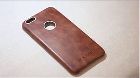 Qialino iPhone 6s Plus Calf Skin Leather Back Case