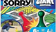 Giant Sorry Classic Family Board Game Indoor Outdoor Retro Party Activity Summer Toy with Oversized Gameboard, for Adults and Kids Ages 6 and up