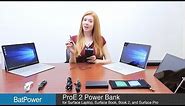 BatPower ProE 2 Surface Book Laptop Pro X 8 7 6 5 4 Go Power Bank Portable Charger External Battery