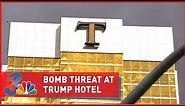 Man claiming to have bomb at Trump hotel in Las Vegas in custody