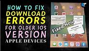 iPad 2 how to download Apps on appstore without error