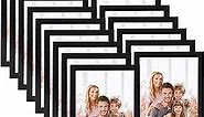 WIFTREY 5x7 Black Picture Frame Bulk 5 x 7 Photo Frames for Wall Hanging or Tabletop Display, 18 Pack