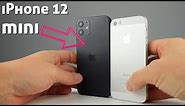 iPhone 12 mini in hand size comparison