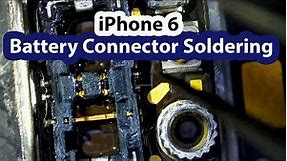 iPhone 6 Broken Battery FPC Connector Replacement - Prior repair attempt