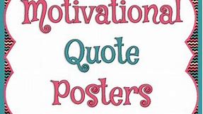 Motivational Quotes Posters
