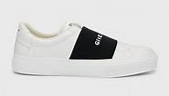 Givenchy Men's Logo Leather Slip-On Sneakers