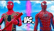 SPIDERMAN VS IRON SPIDER - EPIC SUPERHEROES BATTLE