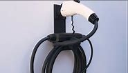 Lectron Electric Vehicle Charger Nozzle Holster Dock & J-Hook Combo for All J1772 EVs