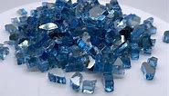 Pacific Blue Reflective 1/4" Fire Glass 10lbs