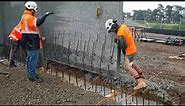 how to install precast wall panel
