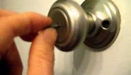 How to Open a Bathroom or Bedroom Privacy Lock from the Outside