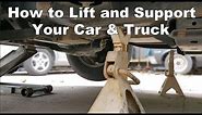 How to Lift A Car with a Jack on Jack Stands (Lift a Chevy, Honda, Toyota, Subaru)