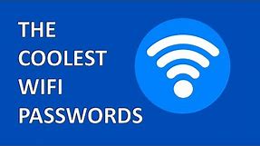 Funny WiFi Passwords 2020 | Most Hilarious WiFi Names