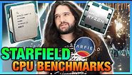 Starfield CPU Benchmarks & Bottlenecks: Intel vs. AMD Comparison