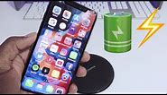 iPhone X Fast Wireless Charging Speed Test