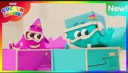 Cyan and Magenta | Kids learn colours! | Series 1, Epidsode 21 | Full Episode | @Colourblocks