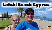 We Visit Latchi Beach in the Paphos area of Cyprus