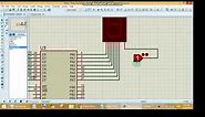 8086 µP + 74HC373 Latch + 8255A (Proteus Simulation: 7 Segment & Push Buttons)