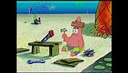 Patrick Star Sitting like an Idiot with Plank on his Head for 10 Hours in QHD