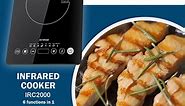 KHIND Infrared Cooker IRC2000 - 6 functions in 1
