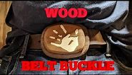 Wooden Belt Buckle