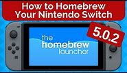 How to Homebrew Your Nintendo Switch 5.0.2