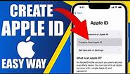 How to Create Apple ID | Create an Apple ID for Free - 2023