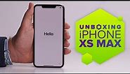 iPhone XS Max, unboxed