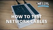 How to Test Your Ethernet Cables Using a Network Cable Connector
