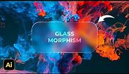 Create Frosted Glass Effect with Grain Texture | Adobe Illustrator Tutorials