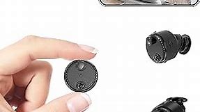 Mini Spy Hidden Camera 4K Wireless WiFi Small Nanny Cam Portable Indoor Secret Tiny Video Security Cameras with 100 Days Standby Battery Life AI Motion Detection Night Vision