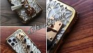 iPhone Express - New Luxury Bling Diamond Gold Case With...